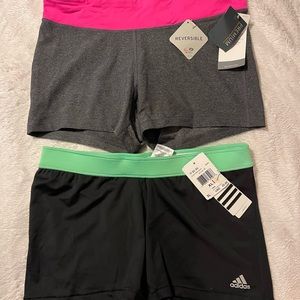 Adidas Running Shorts - Size XL. Champion Running Shorts - Size XL